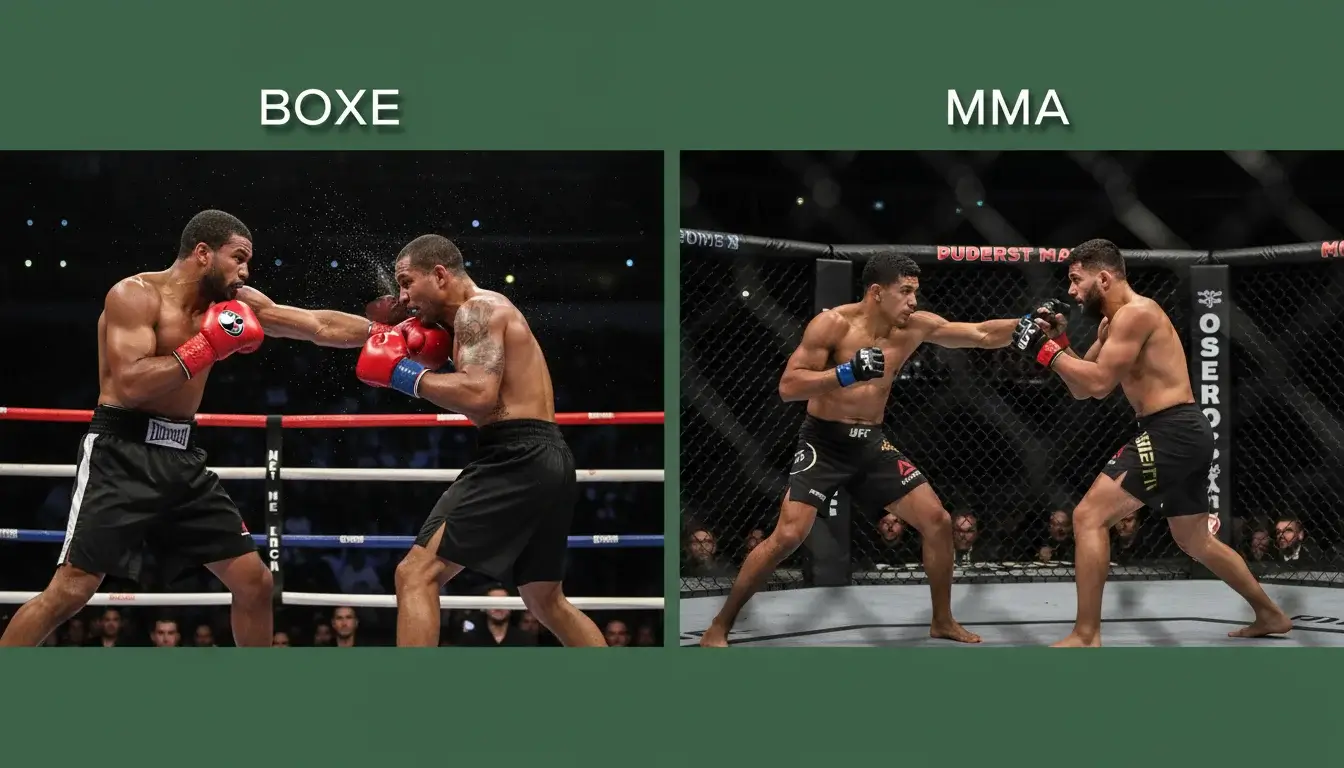 Boxe vs MMA différences pour les parieurs