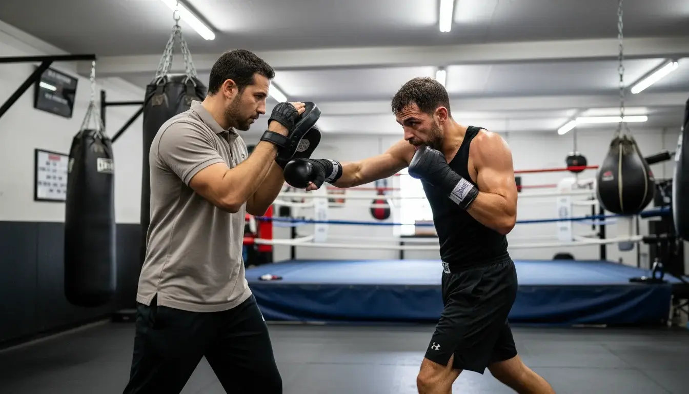 Rôle du coach et camp d'entraînement en boxe