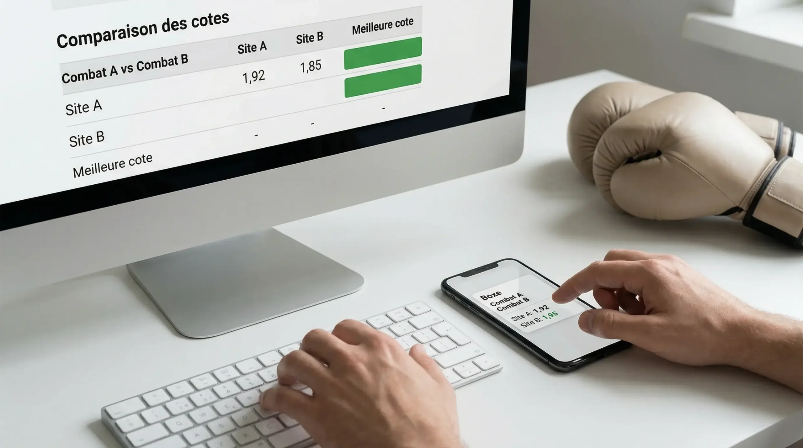 Comparer les cotes de boxe entre bookmakers
